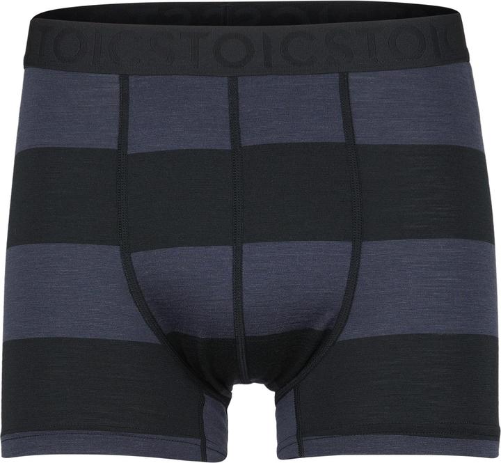 Black, night blue striped