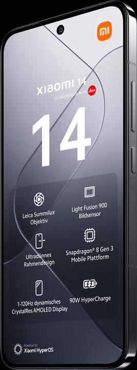 Actual product image Xiaomi 14 (512 GB, Black, 6.36", Dual SIM, 50 Mpx, 5G)