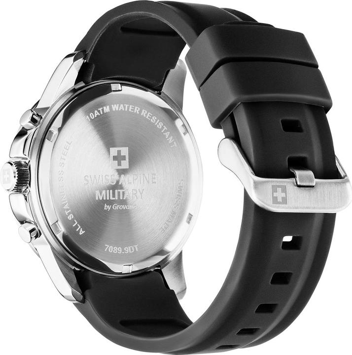 Actual product image Swiss Alpine Military 7089.9832 Chronograph Men's Watch 44mm 10ATM (Chronograph, 44 mm)