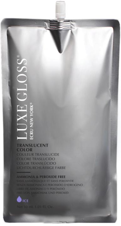 Ecru New York LUXE GLOSS - Translucent Color Ice Sample Packett