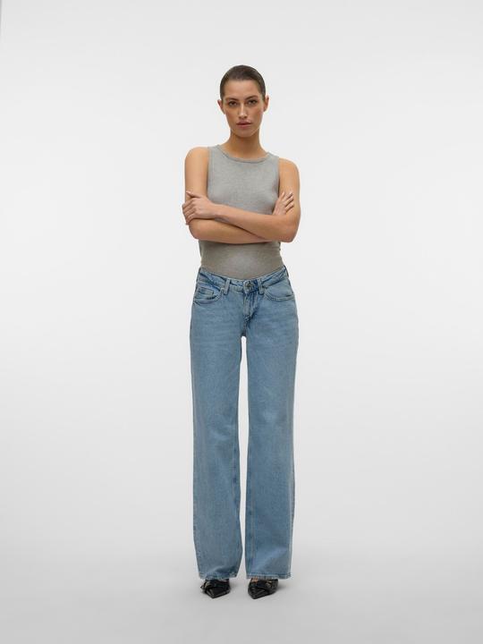 Actual product image Vero Moda VMVANESSA Niedrige Taille Weiter Beinschnitt Jeans Weit geschnitten (25)