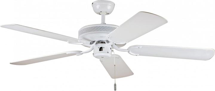 Immagine prodotto Deko Ventilatore da soffitto bianco Eagle 132 cm con cavo a scomparsa