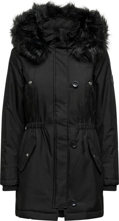 Actual product image Only Hood with detachable faux fur trim Ribbed cuffs Parka Long parka (XXS)
