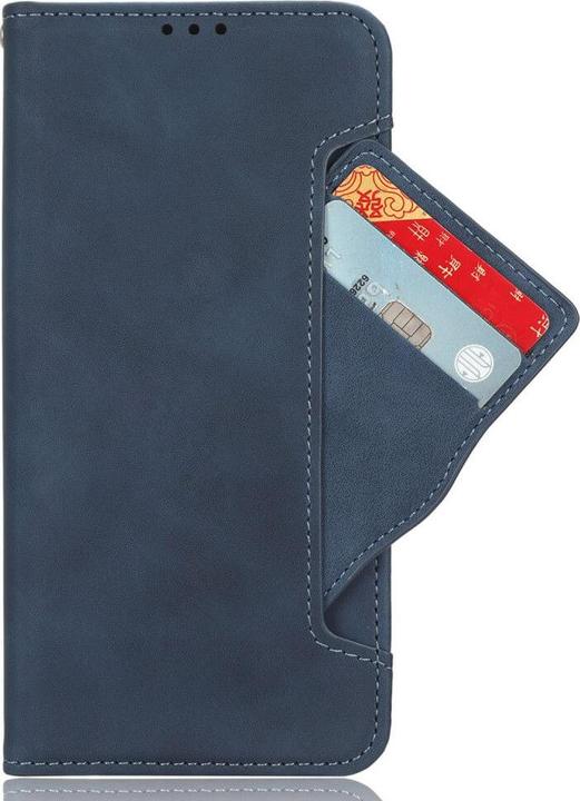 Actual product image Cover-Discount OnePlus 12 - Case with many card slots blue (OnePlus 12)