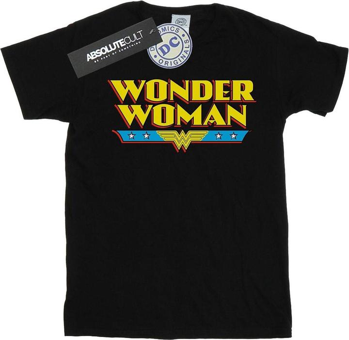 Image du produit - T-shirt WONDER WOMAN TEXT LOGO - Femme (S)