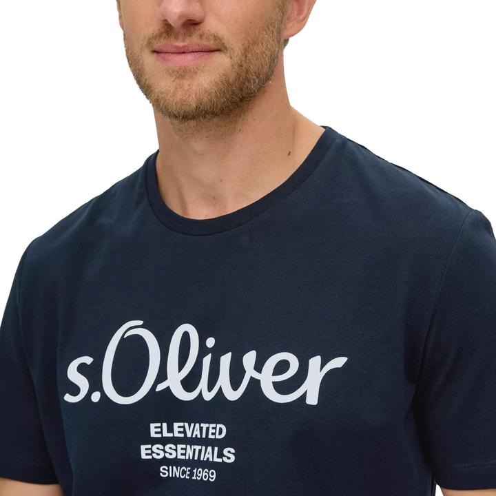 Immagine prodotto S.Oliver T-Shirt Casual Bequem sitzend Logo T-Shirt (XL)