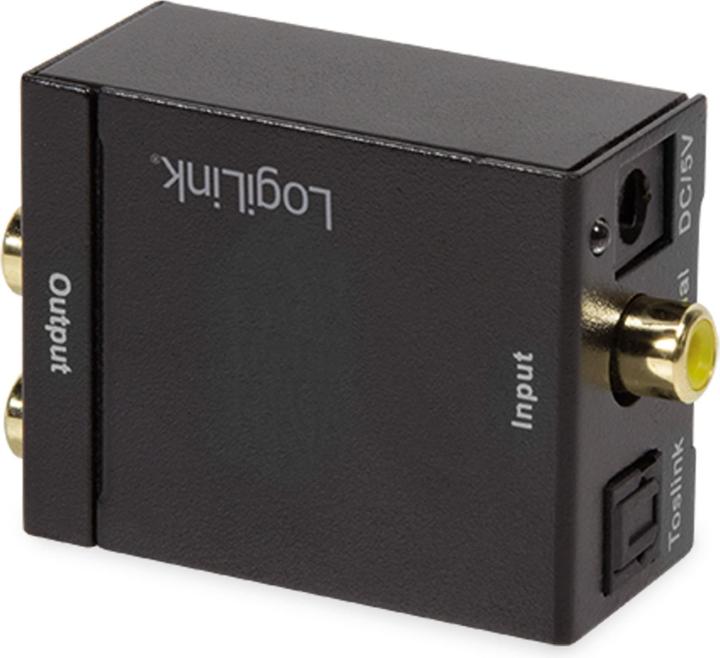 Produktbild LogiLink Koaxial und Toslink Adapter (Digital -> Analog)