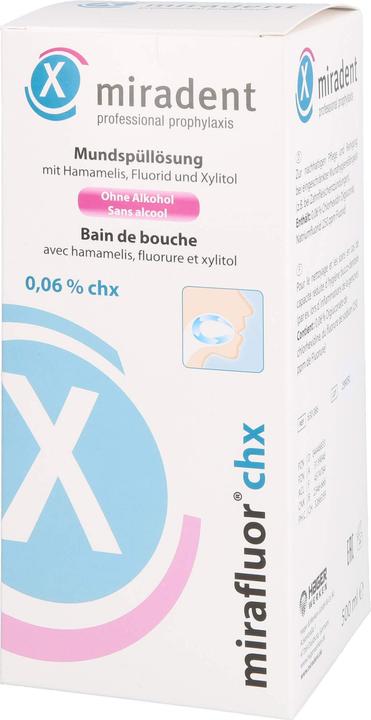 Produktbild Miradent Mirafluor CHX (500 ml, Mundspülung)