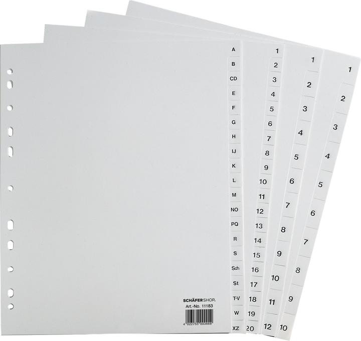 Produktbild Schäfer Shop Select Überbreite Ordner-Register, diverse Ausführungen, einzeln