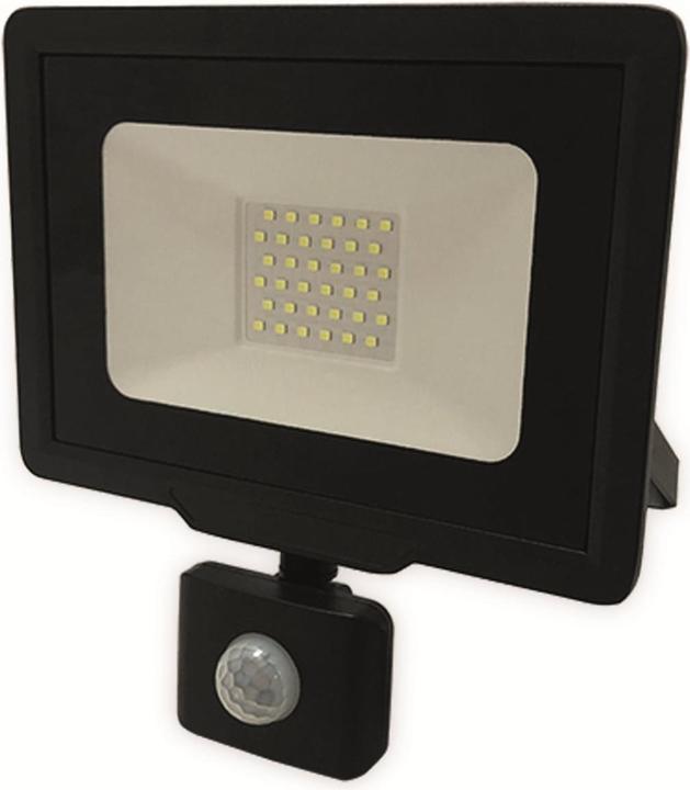 Image du produit Optonica Projecteur, détecteur de mouvement 5946, 20 W, 2700 K, noir (1600 lm, IP65)