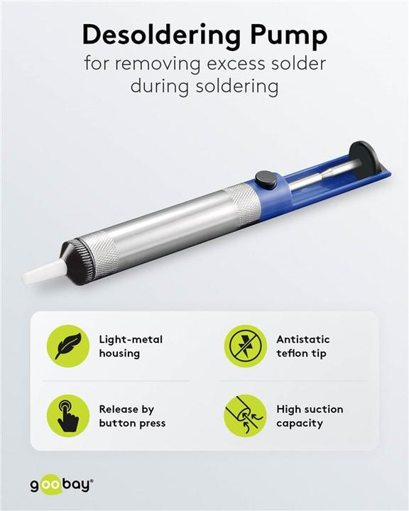 Actual product image Goobay Desoldering pump (Desoldering set)