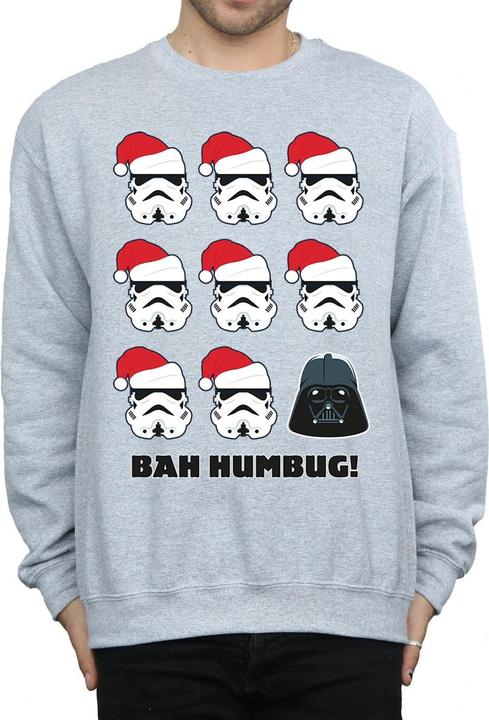 Actual product image Star Wars Mens Christmas Humbug Sweatshirt (XL)
