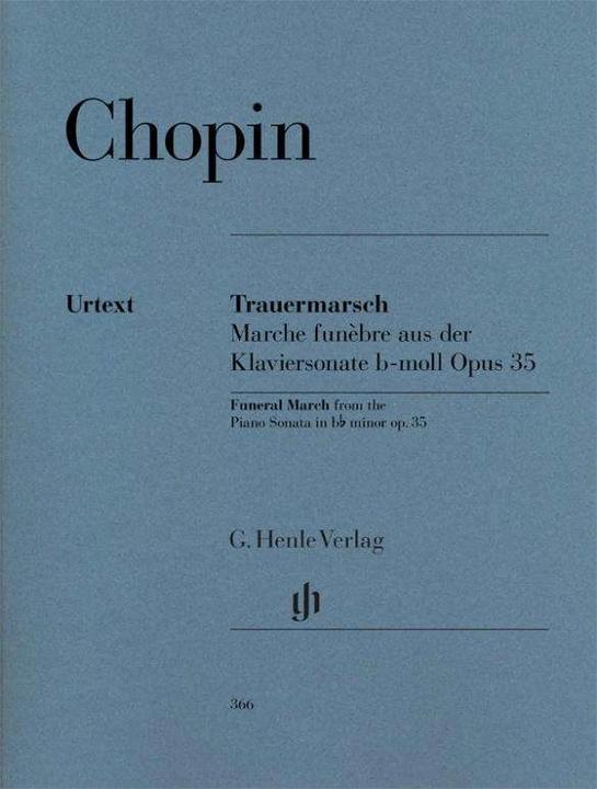 Produktbild Chopin, Frédéric - Trauermarsch (Marche funèbre) aus der Klaviersonate op. 35 (Französisch, Englisch, Frédéric Chopin, Ewald Zimmermann, 2000)