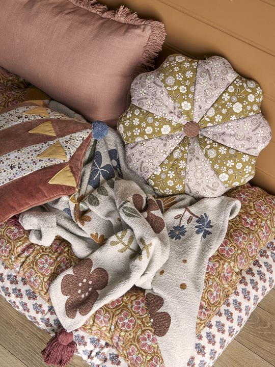 Actual product image Bloomingville Raffe Cushion, Orange, Cotton (40 x 37 cm)