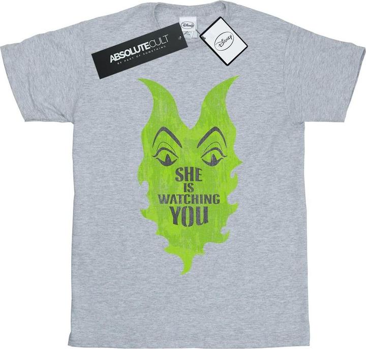 Actual product image Disney Mens The Descendants Maleficent She Is Watching T-Shirt (M)