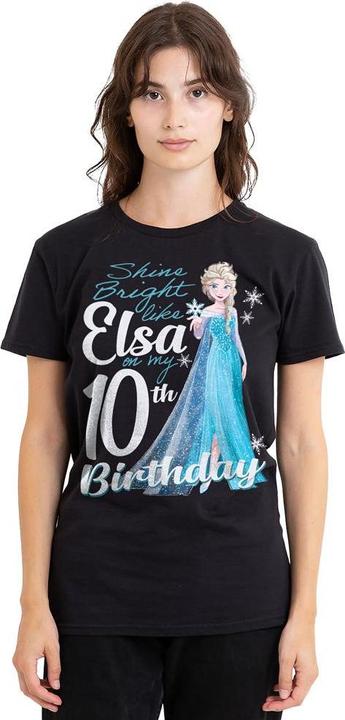 Produktbild Disney Frozen Bright Like Elsa TShirt 10. Geburtstag (L)