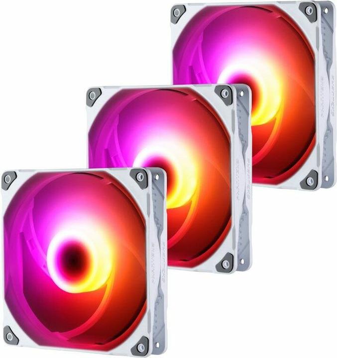 Immagine prodotto Phanteks Ventola M25 PWM D-RGB, confezione da 3 - 140 mm, bianca (140 mm, 3 x)