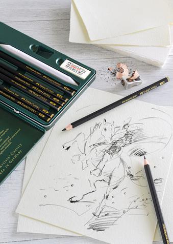 Actual product image Faber-Castell Graphite Pencil Graphite Set (2 mm, B, HB, 1 x)