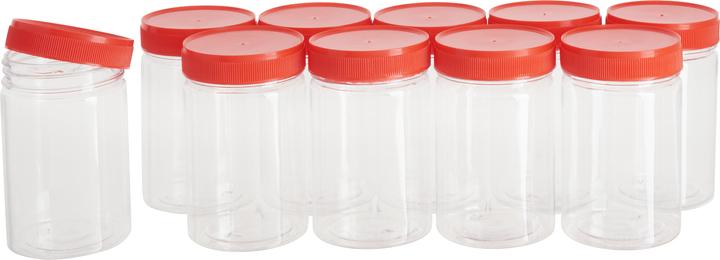 Immagine prodotto VBS Scatole di plastica XXL con coperchio a vite, 200 ml, 10 pezzi (0.20 l)