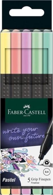 Produktbild Faber-Castell Fineliner (Pastel, Pastellfarben, 5 x)