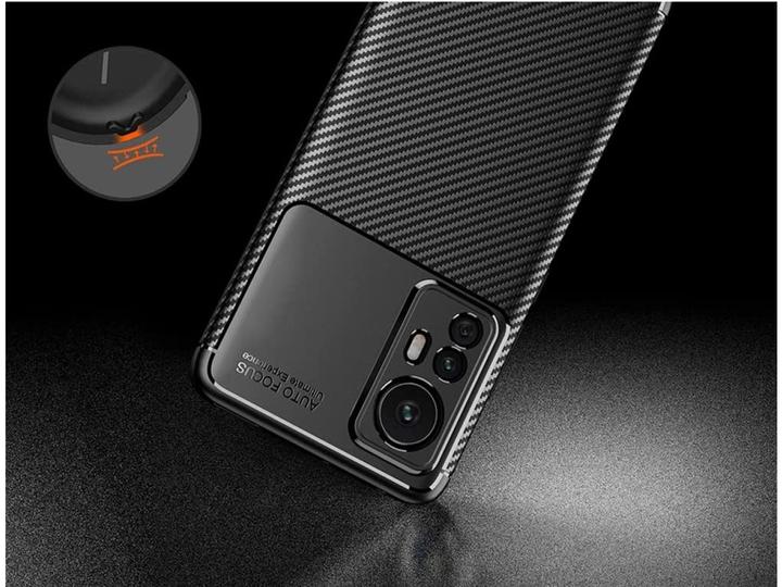Actual product image Screenguard Xiaomi 12X Hull Carbon Design TPU Case (Xiaomi 12X)