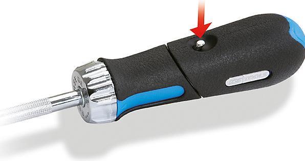 Actual product image KS Tools 1/4" Revolver Ratchet Bit Screwdriver (40 Nm)