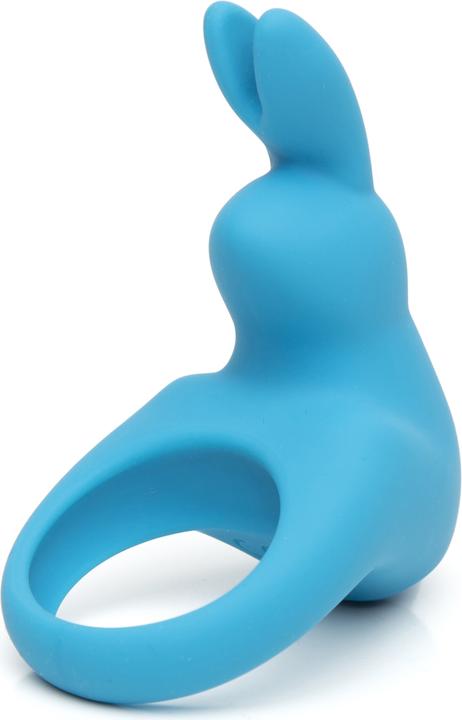 Happy Rabbit Rechargeable Vibrating Rabbit Cock Ring Blue (3 cm)