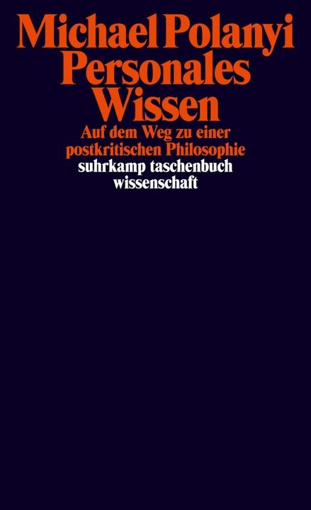Immagine prodotto Personales Wissen (Tedesco, Michael Polanyi, 2023)