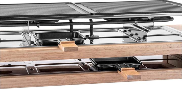 Immagine prodotto KLAMER Raclette 8 Personen 1500W Raclette Grill mit Holzgestell
