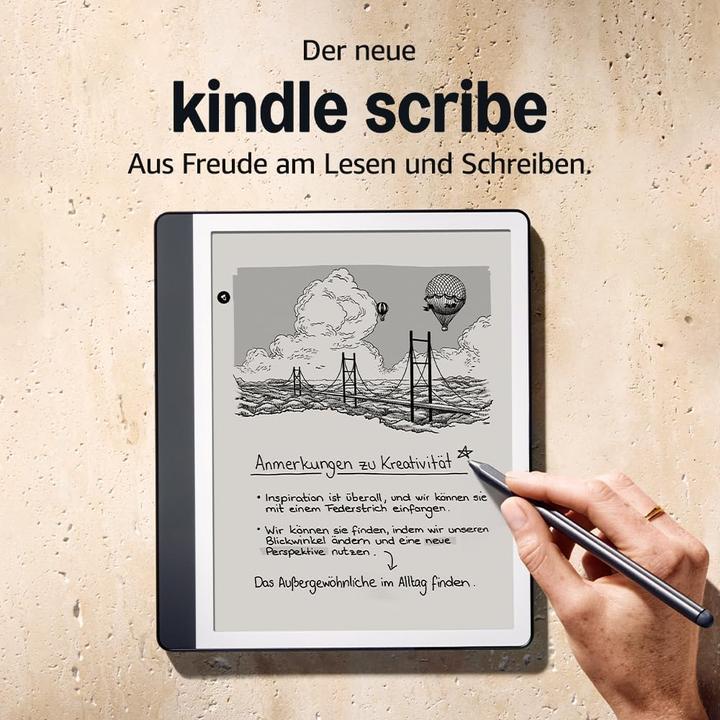 Immagine prodotto Amazon Kindle Scribe (2024) (10.20", 16 GB, Nero)