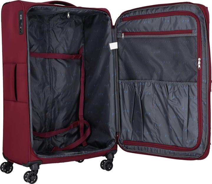 Actual product image D&N Travel Line 9504 4-wheel trolley L 76 cm with expansion fold (102 l, L (90 - 115l))