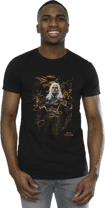 Image du produit Netflix - T-shirt THE WITCHER SMOKING WOLF - Homme (L)