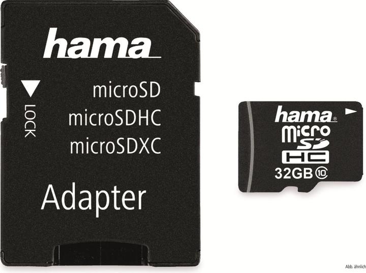 Hama 108089 (32 GB, microSDHC, U1, UHS-I)