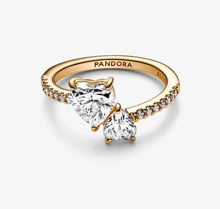 Produktbild Pandora Doppel Herz (56, 585/14 K Gold)