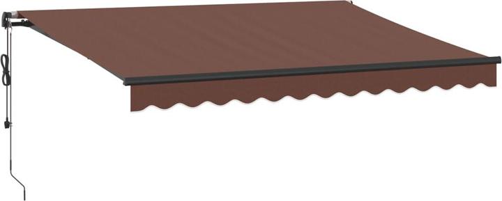 Immagine prodotto VidaXL Markise Gelenkarmmarkise Sonnenmarkise Automatisch Braun 350x250cm (3.50 m)