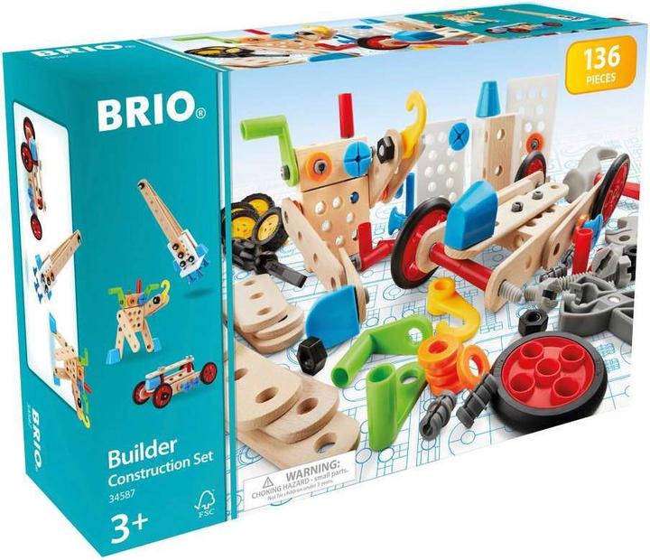 Image du produit Brio Jouet de construction en bois Builder box 135 pcs.