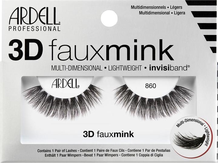 Actual product image Ardell 3D Faux Mink 860 (Artificial eyelashes)