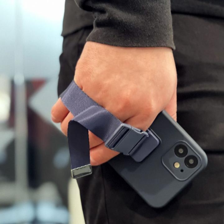 Image du produit Hurtel Rope case gel case avec une chaîne lanyard bag lanyard iPhone 13 Pro bleu clair (Apple iPhone 13 Pro)