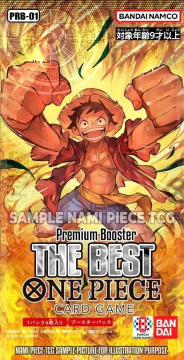 Immagine prodotto One Piece The Best Premium Booster Pack PRB-01 - Card Game - JP (Giapponese, Pacchetto Booster)