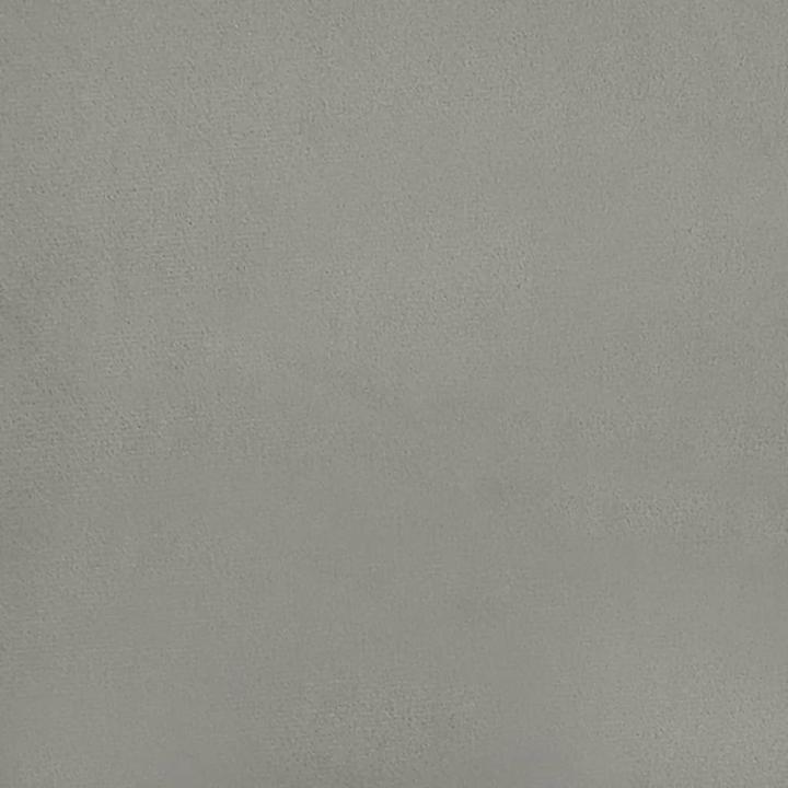 Image du produit VidaXL Kopfteil mit Ohren Hellgrau 203x16x118/128 cm Samt,Farbe (203 x 16 x 128 cm)