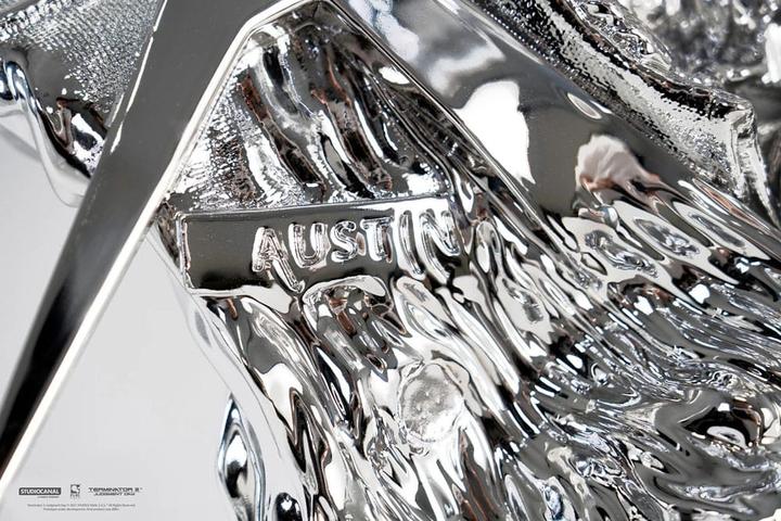 Image du produit Purearts TERMINATOR - T-1000 Liqu. Metal Mask - Statuette compatible '29x36x44cm