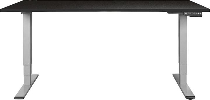 Produktbild Contini höhenverstellbarer Bürotisch 1.6x0.8m Schwarz / Gestell dunkelgrau