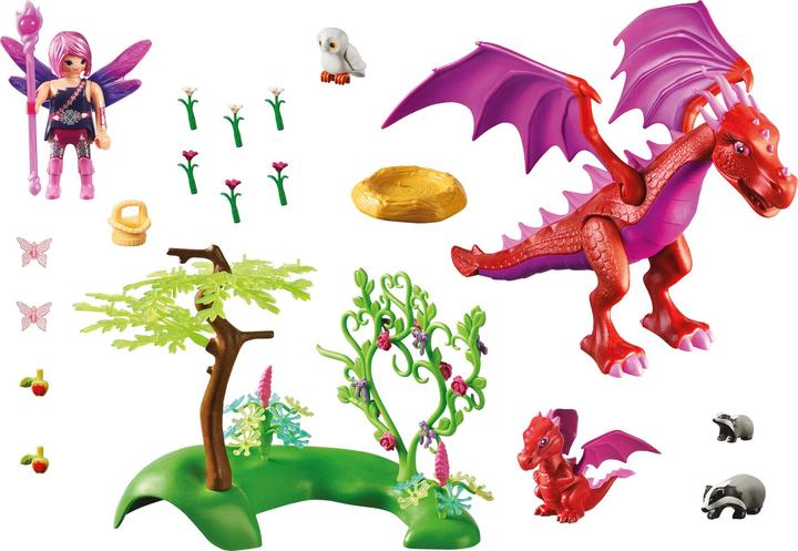 Produktbild Playmobil Drachenmama mit Baby (71586)