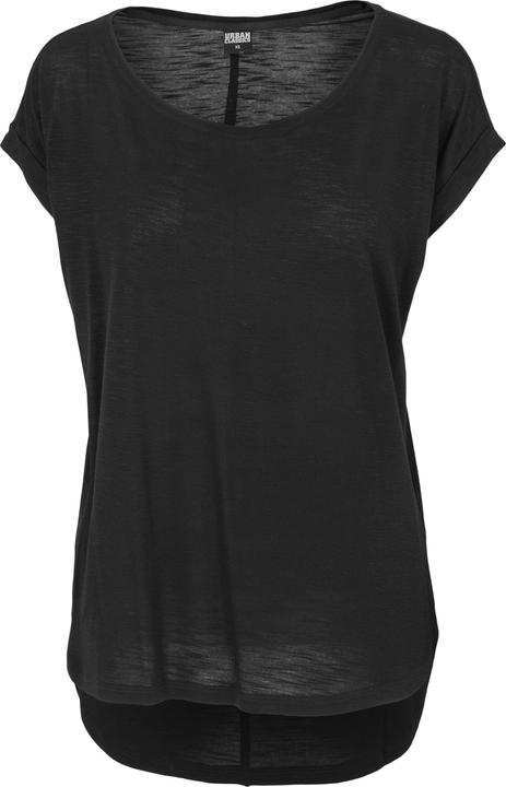 Actual product image Urban Classics Ladies Long Back Shaped Slub Tee (L)