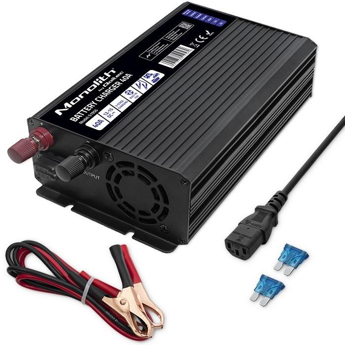 Image du produit Qoltec ładowarka Do Akumulatorów Lifepo4 Agm Gel Sla | 40a | 12v (12V, 40 A)