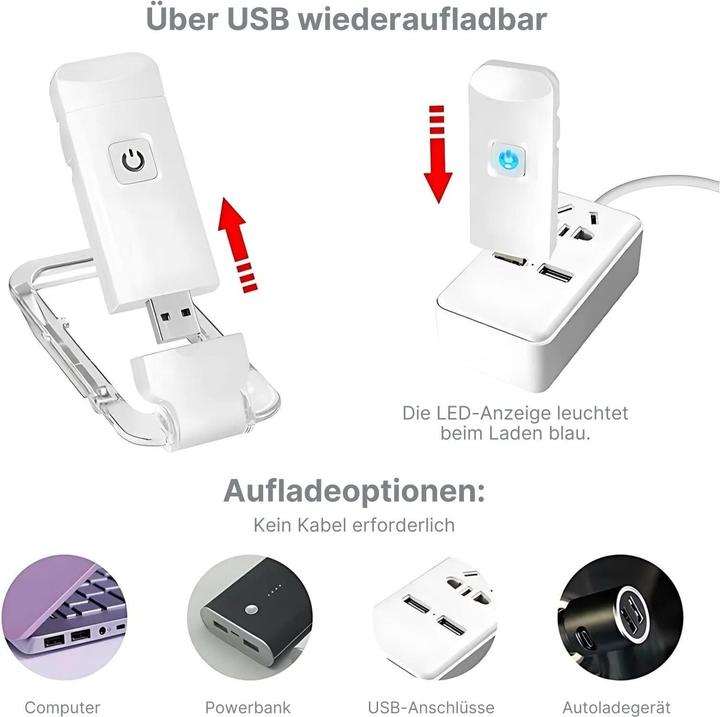 Produktbild Hermex Wiederaufladbare Leselampe