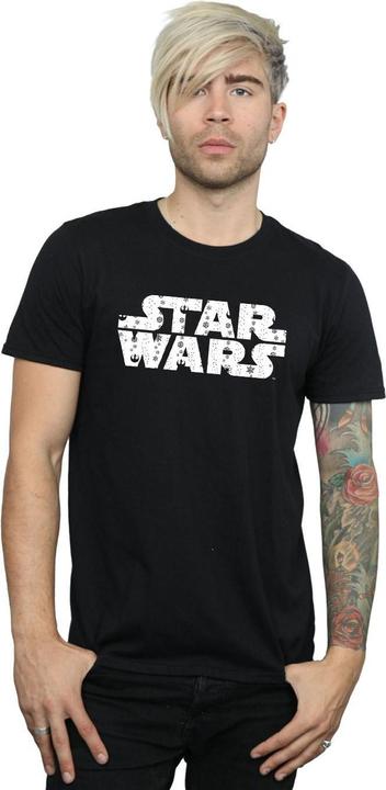 Actual product image Star Wars Mens Christmas Logo T-Shirt (L)