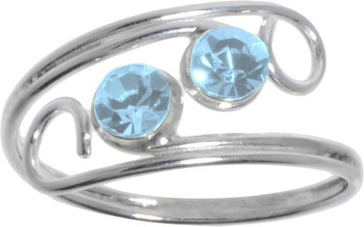 Bijouteria Zehenring (Silber 925, Kristall)