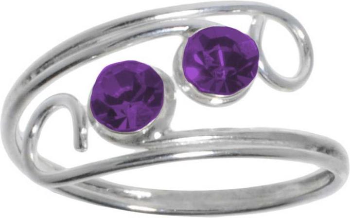 Bijouteria Zehenring (Silber 925, Kristall)