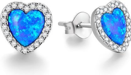 Produktbild Beneto Love earrings with synthetic opals AGUP2258